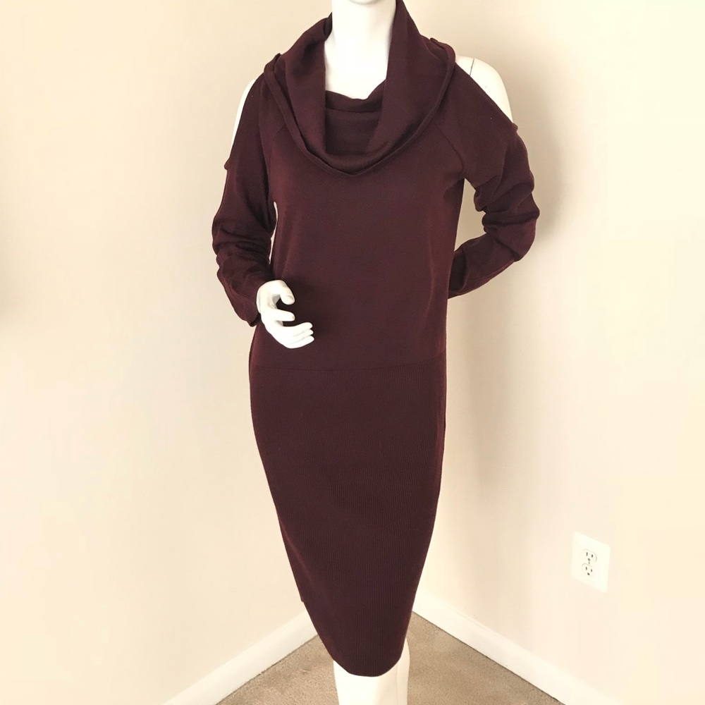The Limited Cold Shoulder Midi Dress